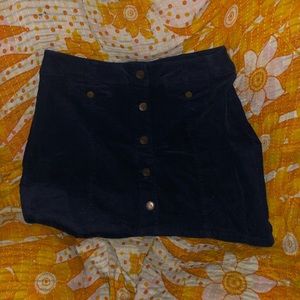Blue Corduroy Skirt 🧵